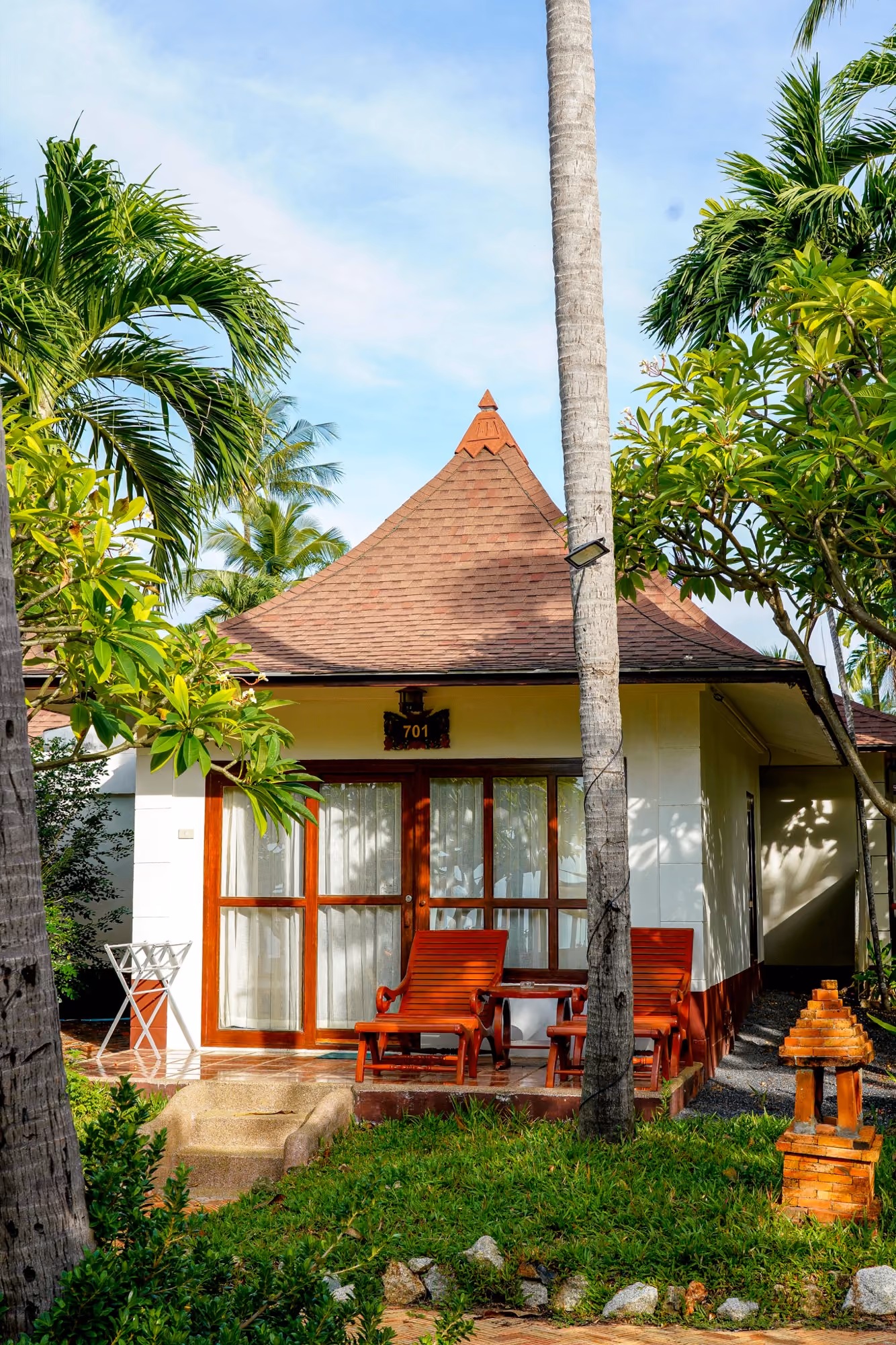 Deluxe Seaview Villa — Terrace & garden 5