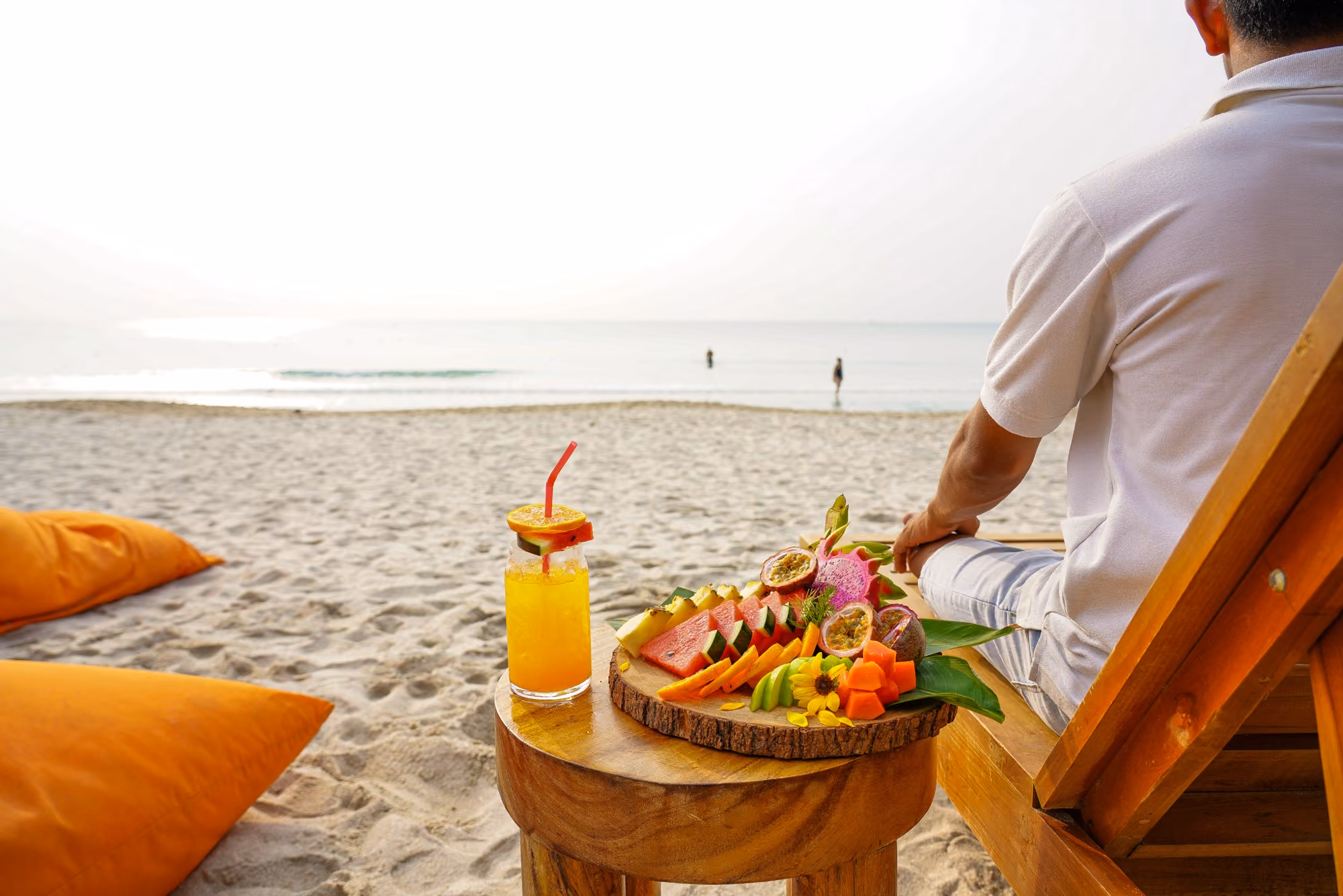 Beachfront Bar — Fruit platter on the beach 7