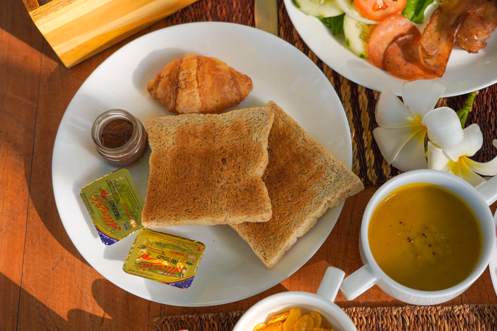 Breakfast at King Prawn Restaurant