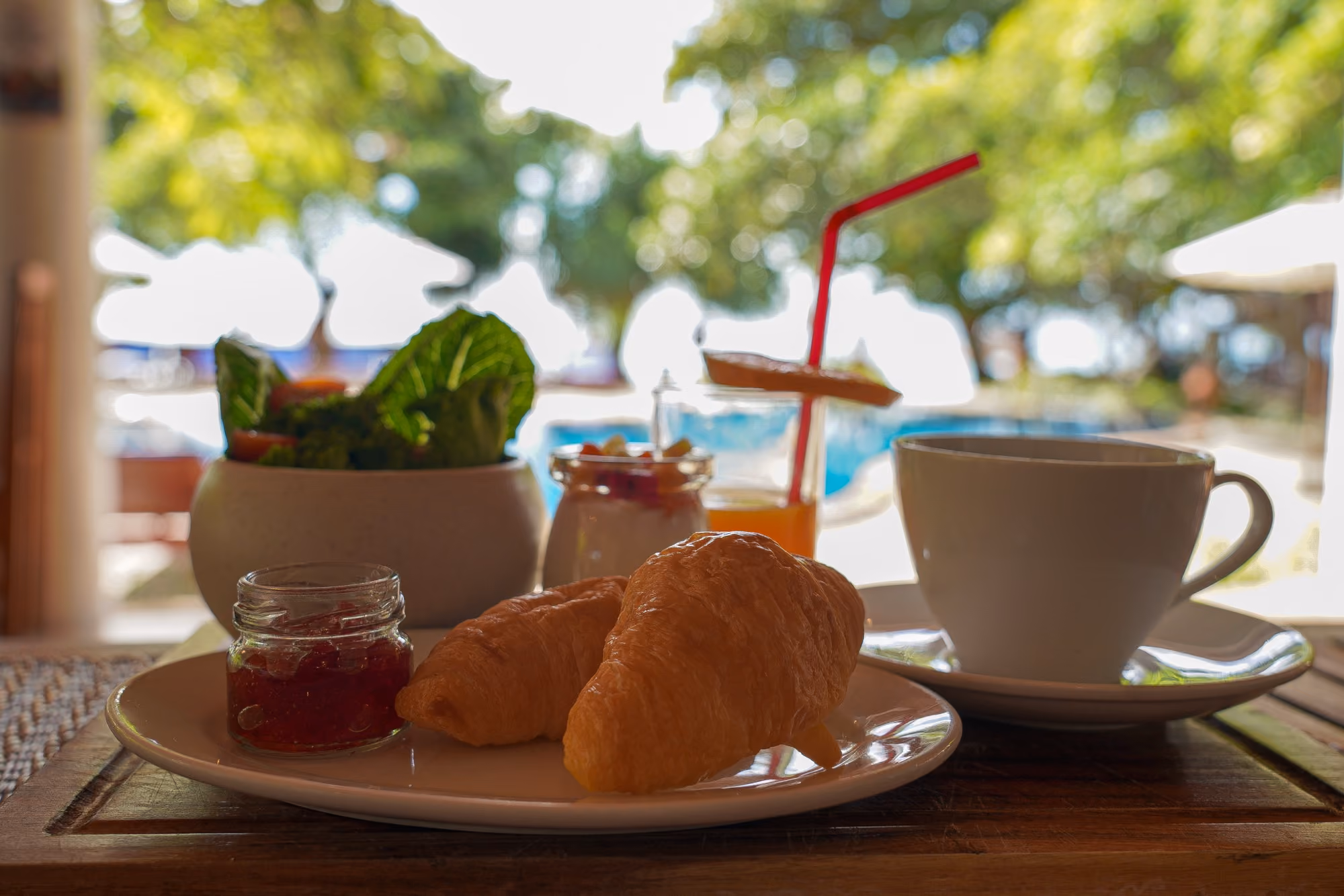 The Beachfront Pool — Breakfast by the pool 8