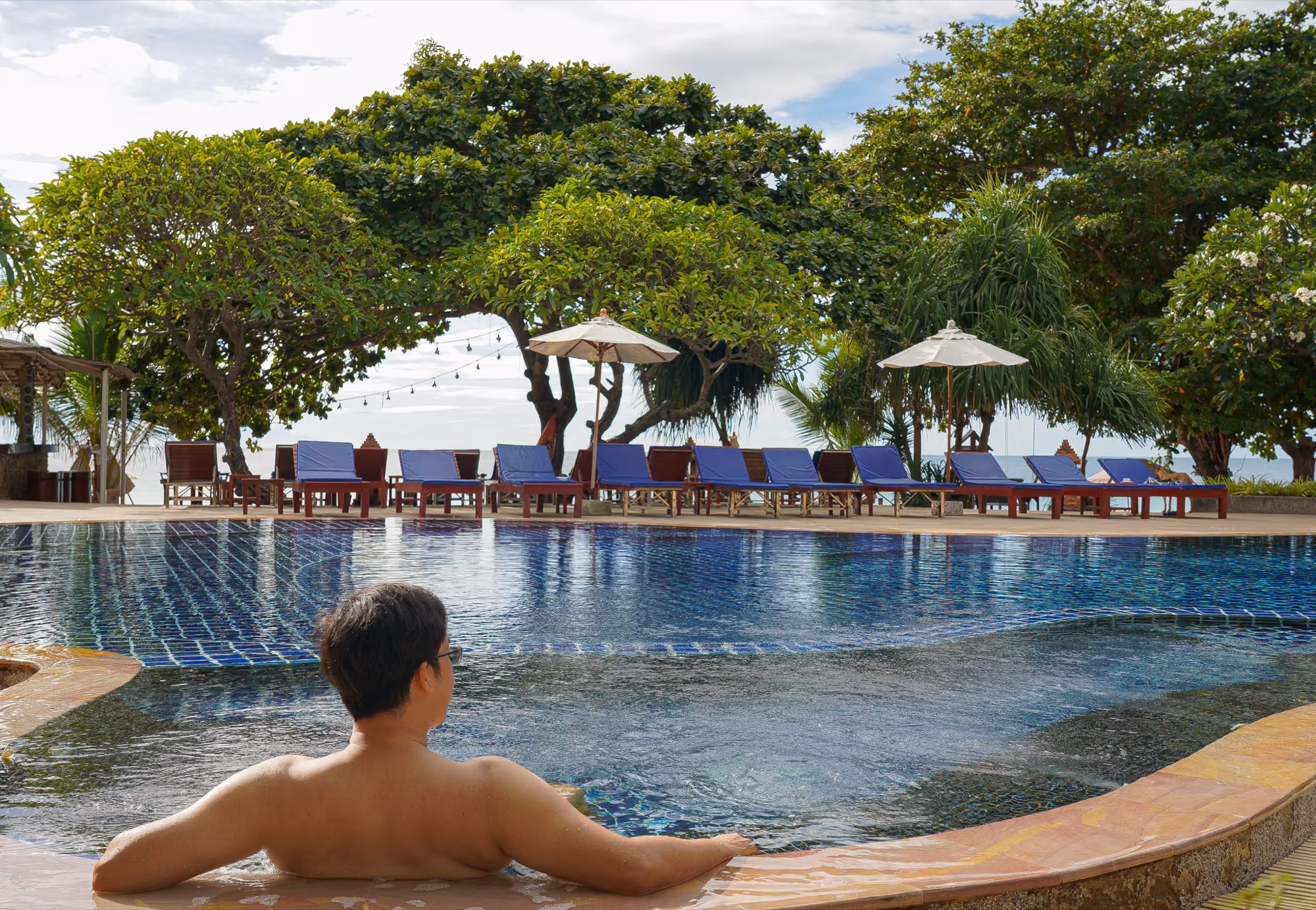 The Beachfront Pool — Breakfast by the pool 2