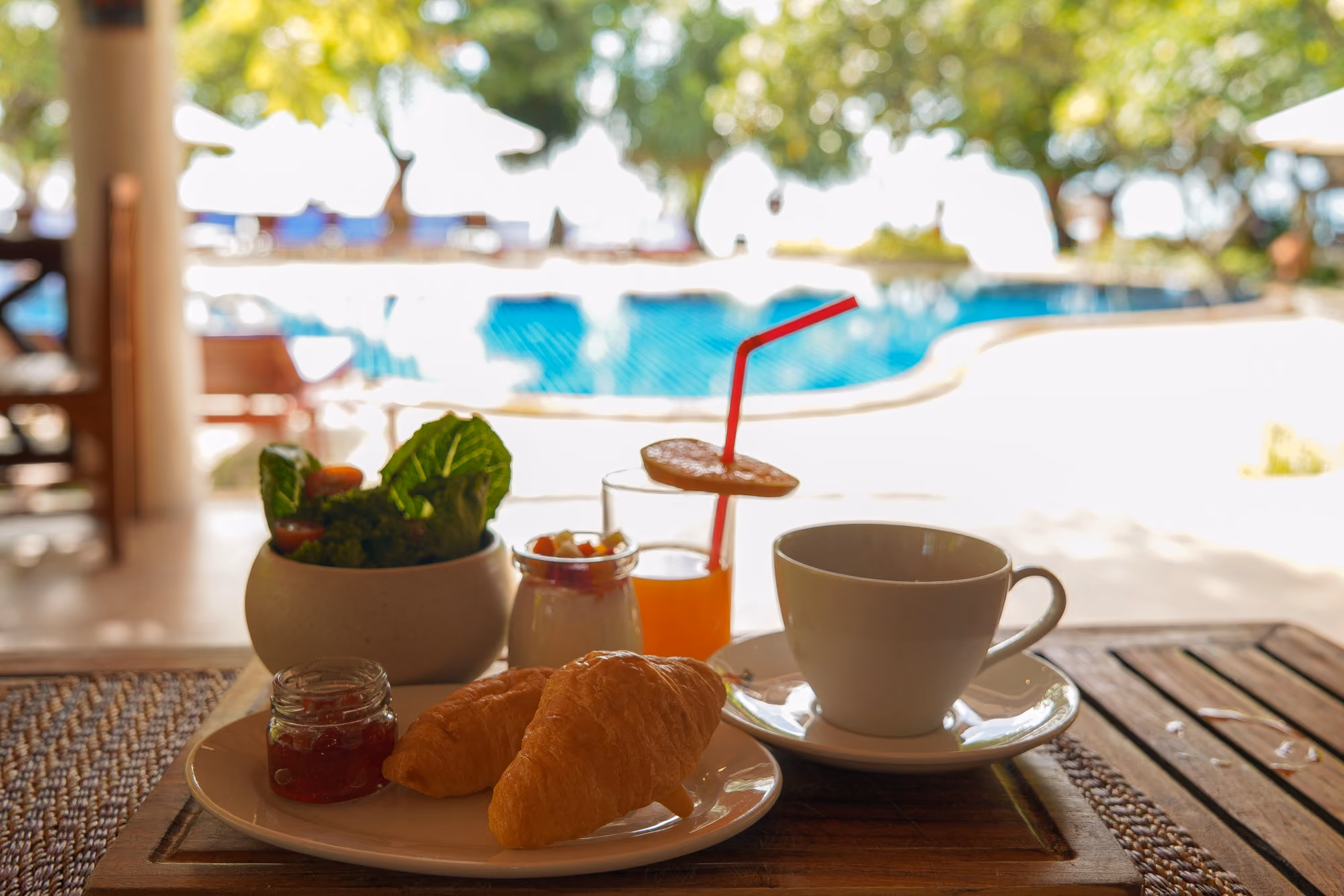 The Beachfront Pool — Breakfast by the pool 5