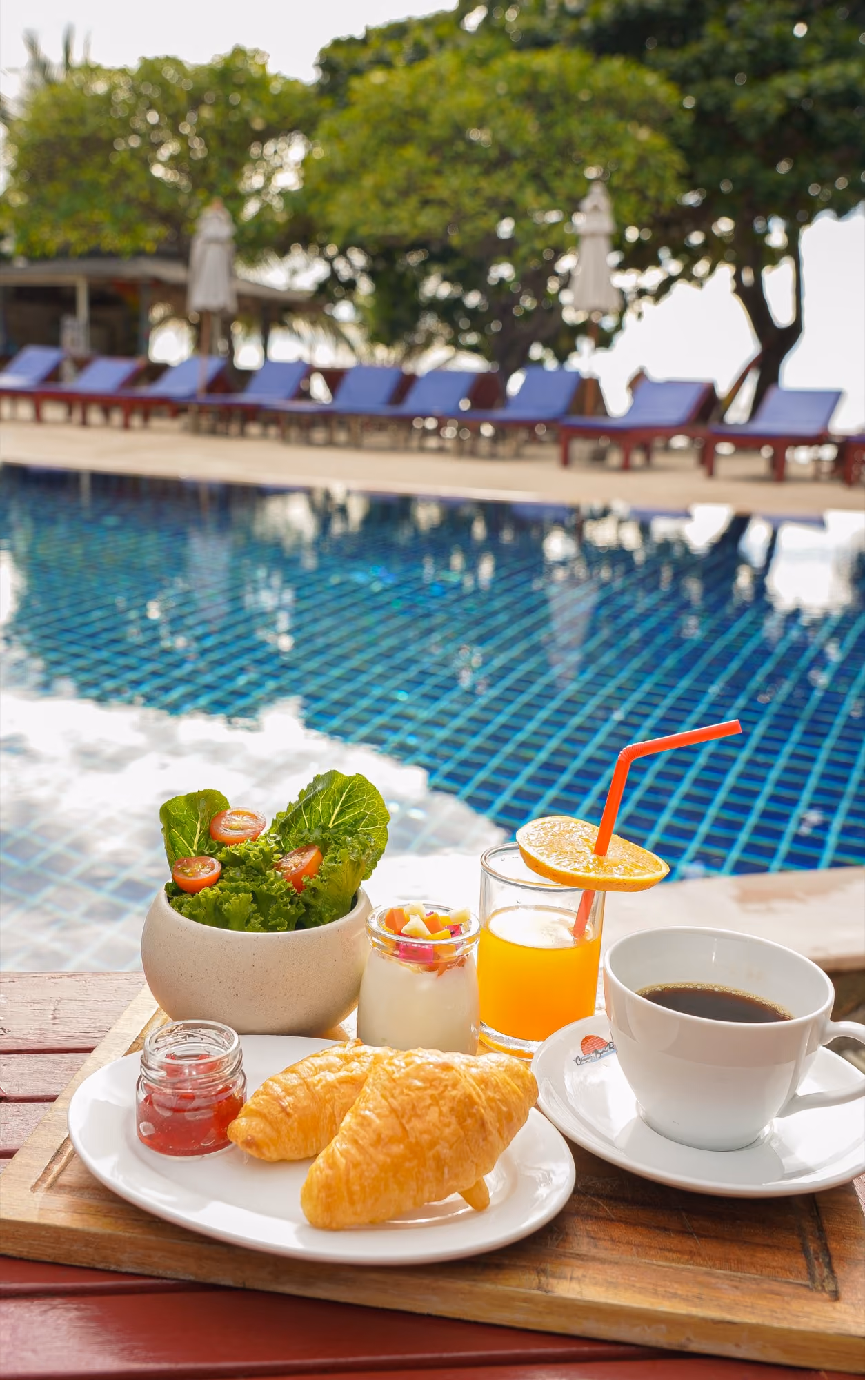The Beachfront Pool — Breakfast by the pool 6