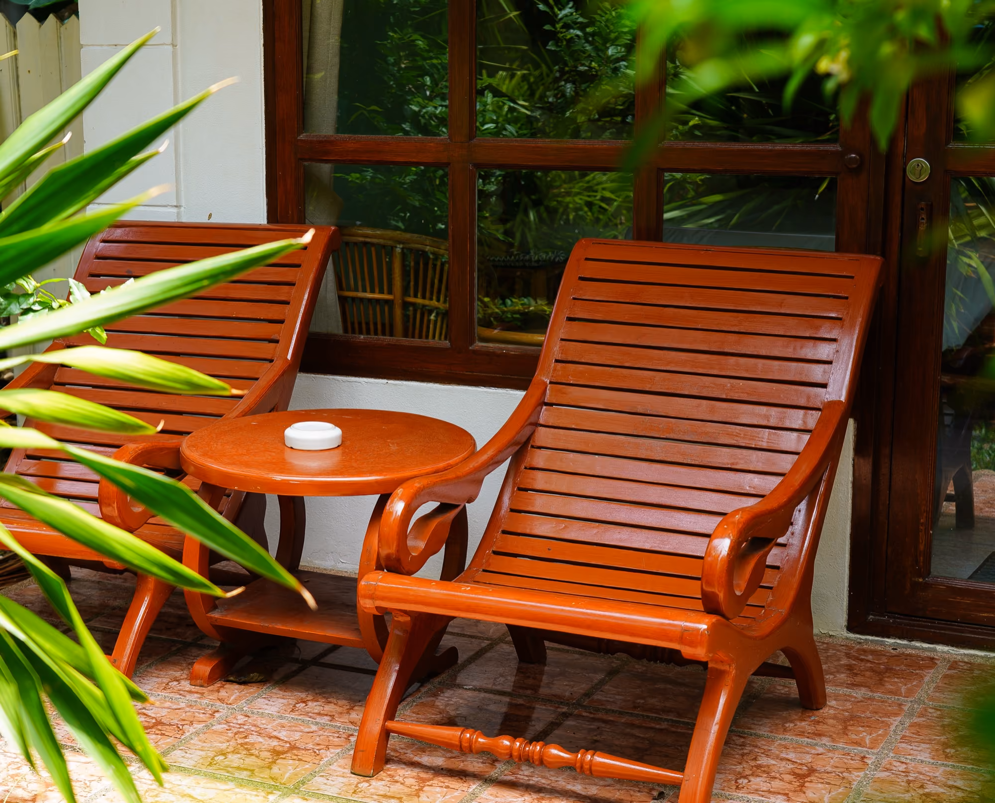 Superior Garden Villa — Terrace & garden 1